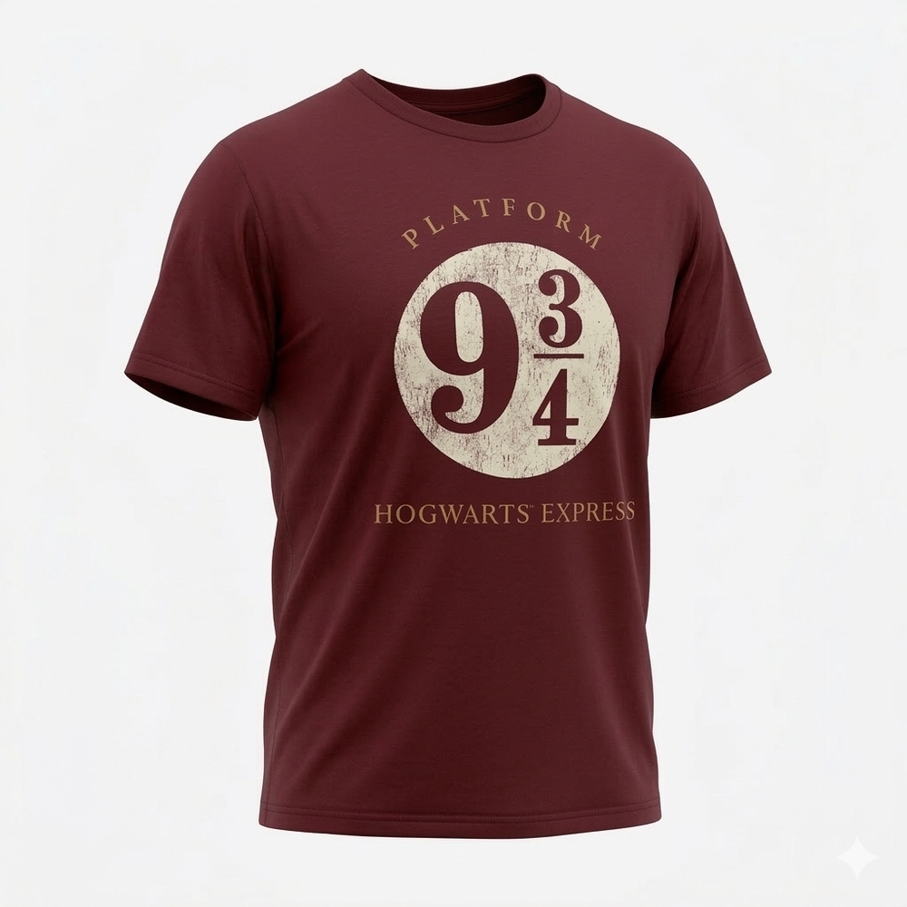 Platform 9 3/4 Hogwarts Express T-Shirt Size Large - Picture 2 of 4